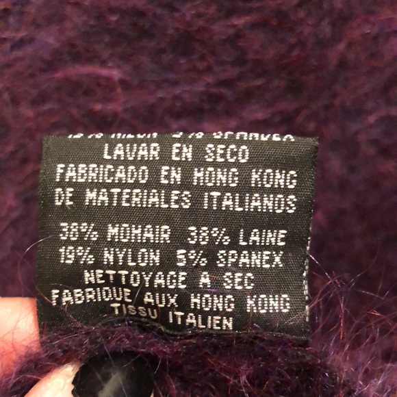 Eileen Fisher Italian Yarn Mohair Scarf - Picture 5 of 6